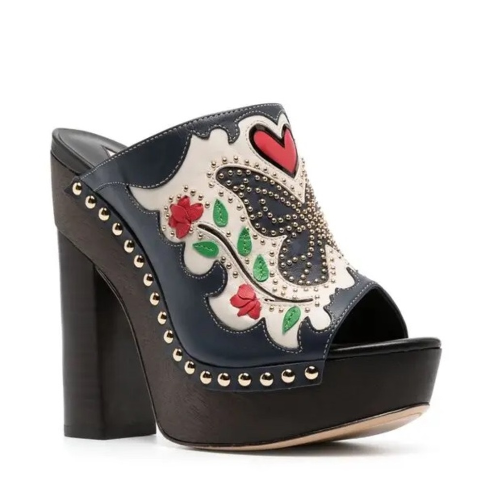 New SOPHIA WEBSTER Shelby Platform Mules $1,554 39